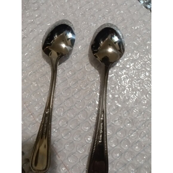 Set Of 2 Vintage Stainless Brandware 243 Spoon Great Shape - Picture 5 of 5